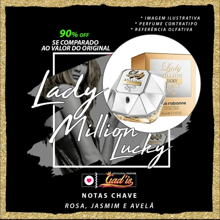 Perfume Similar Gadis 470 Inspirado em Lady Million Lucky Contratipo